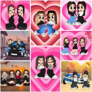 Tablou Cartoon Prietene