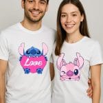 Set 2 tricouri cuplu STITCH V3