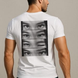 Tricou personalizat cu ochii iubitului / iubitei