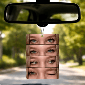 Odorizant Auto Personalizat cu Ochii Iubitei sau Iubitului