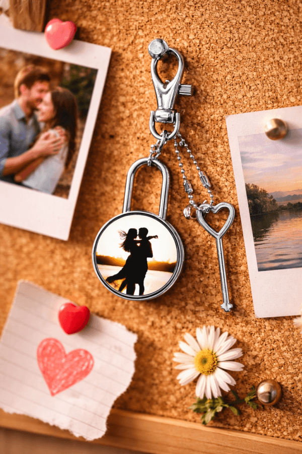 Breloc Lacat cu cheita Personalizat