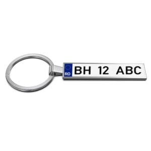 Breloc Număr Auto Personalizat