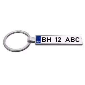 Breloc Număr Auto Personalizat