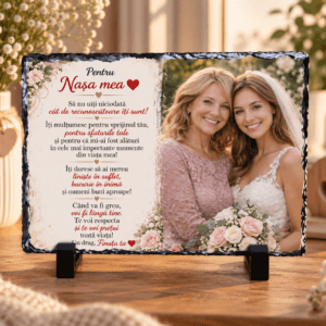 Placa Ardezie Personalizata pentru Nasa 15x20