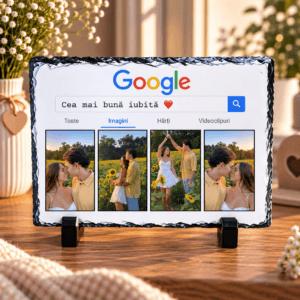 Placa Ardezie Personalizata Cea mai buna Iubita 15x20