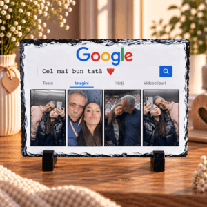 Placa Ardezie Personalizata Cel mai bun Tata15x20