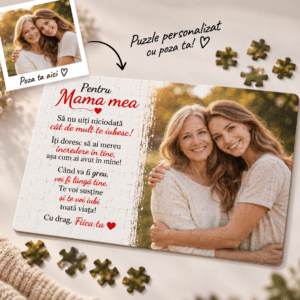 Puzzle Personalizat cu Poza pentru mama