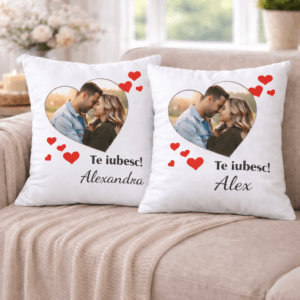 Set 2 Perne personalizate cu poza și text