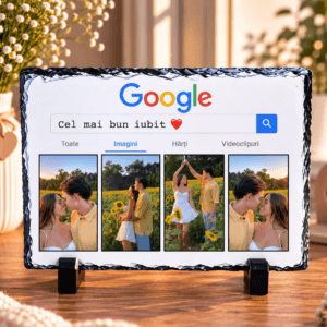 Placa Ardezie Personalizata Cel mai bun iubit 15x20