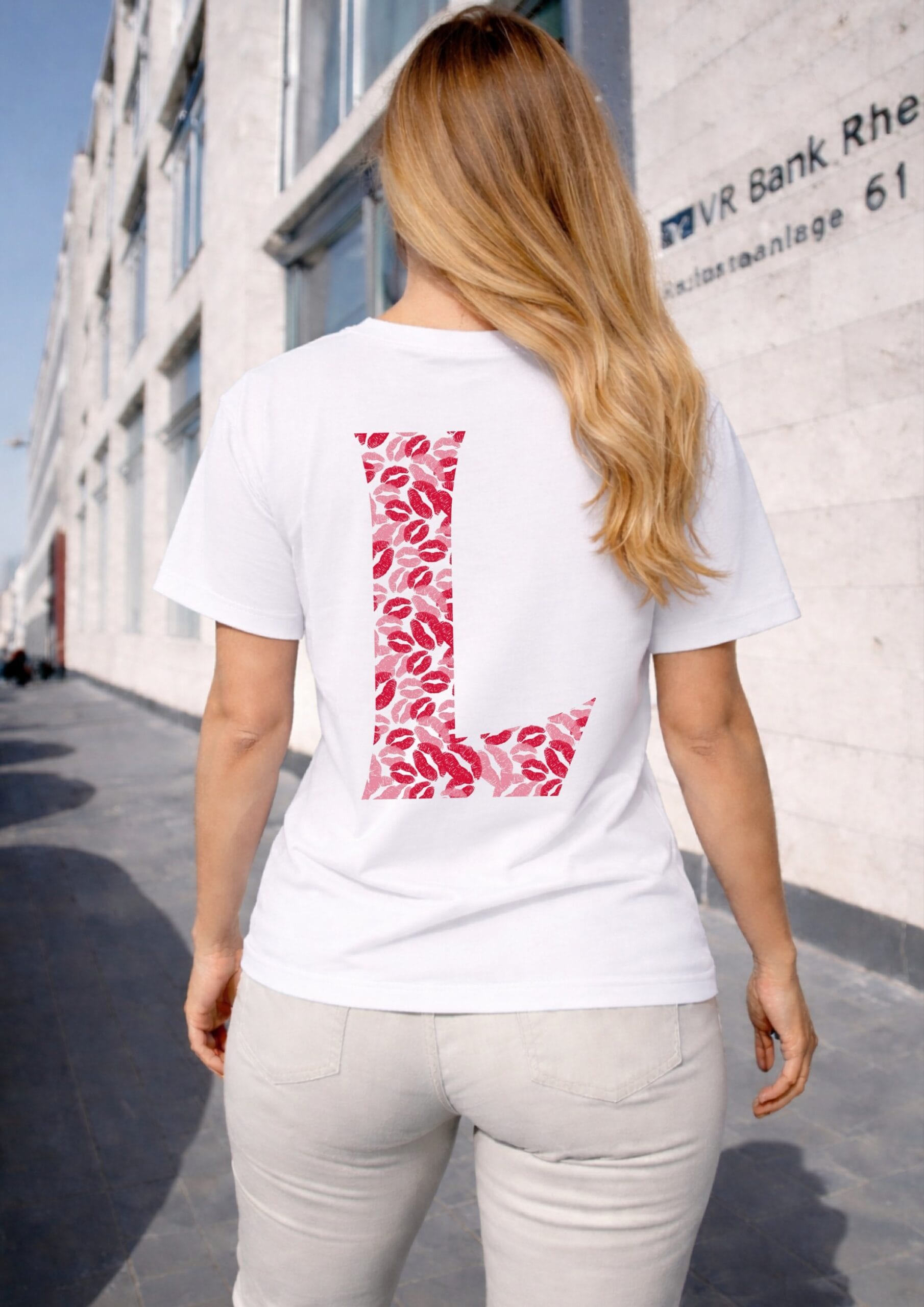 Tricou personalizat cu initiala iubitului