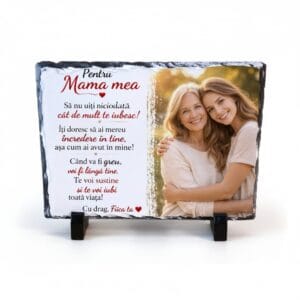 Placa Ardezie Personalizata pentru Mama 15x20