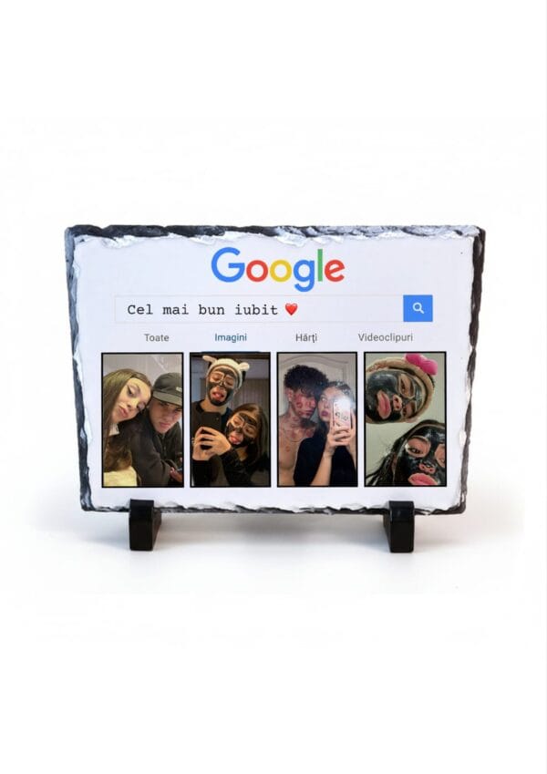 Placa Ardezie Personalizata Cel mai bun iubit 15x20