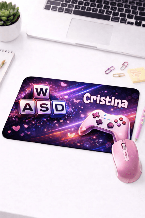 2026/02/62929.png Mouse Pad Roz Personalizat cu Nume