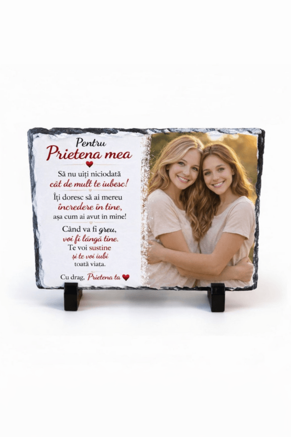 2026/03/64377.png Placa Ardezie Personalizata pentru Prietena 15x20