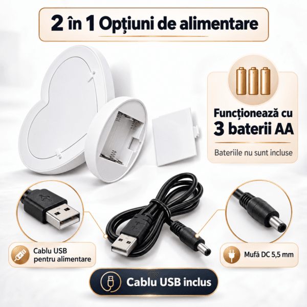 Oglinda Magica Personalizata Inimă
