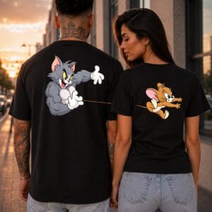 Set 2 tricouri Tom & Jerry Couple