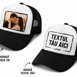 Sapca neagra Personalizata cu Poza / Text