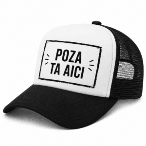 Sapca neagra Personalizata cu Poza / Text