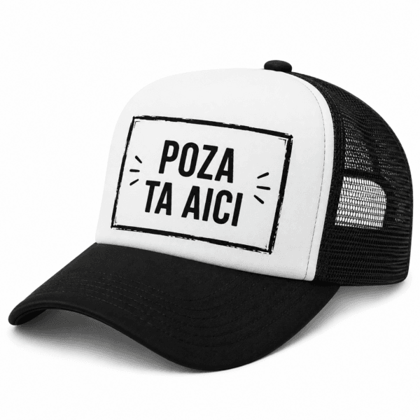 Sapca neagra Personalizata cu Poza / Text