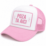 Sapca roz Personalizata cu Poza / Text