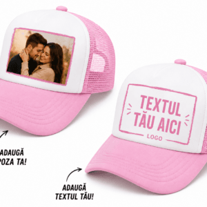 Sapca roz Personalizata cu Poza / Text