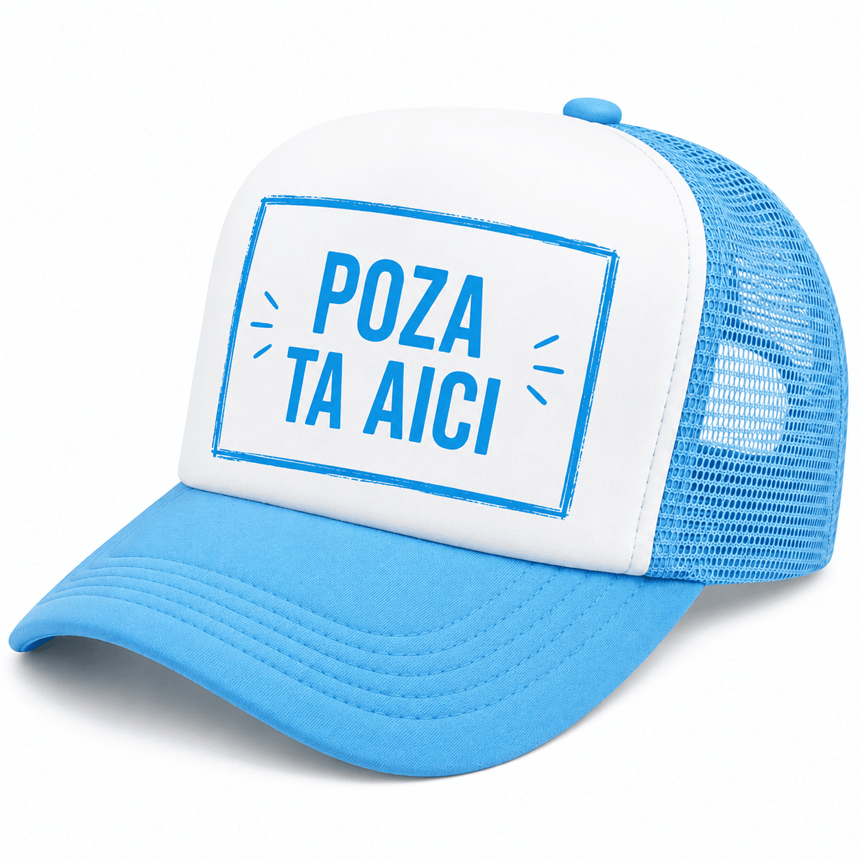 Sapca albastru deschis Personalizata cu Poza / Text