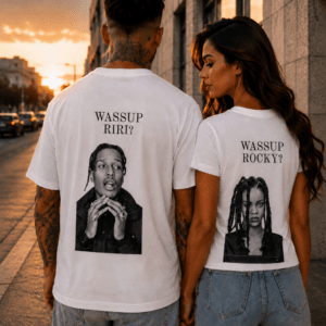 Set 2 Tricouri de Cuplu Wassup Riri & Rocky