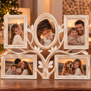 Rama Foto Copac Personalizată cu 5 Poze