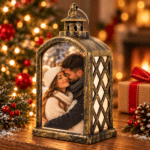Felinar Auriu  LED Personalizat cu Fotografie