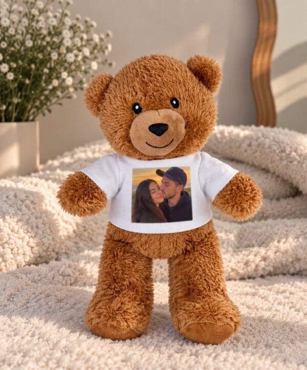 Teddy Pictor Set Cadou Personalizat cu Ursuleț și Șevalet Foto
