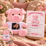 Porcusorul Pinky Personalizat cu Poza