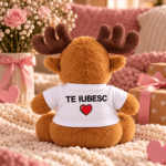Renul Rudolf Personalizat cu Poza + Cutie Cadou de Craciun