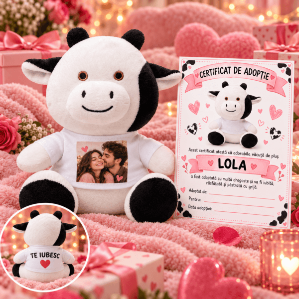 Vacuta Lola Personalizata cu Poza