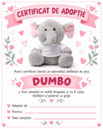 Elefantelul Dumbo Personalizat cu Poza
