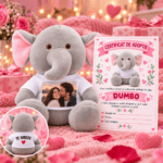 Elefantelul Dumbo Personalizat cu Poza