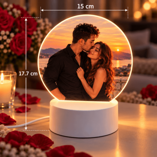 2026/10/111072.png Lampa LED Personalizata cu Poza - Rotund